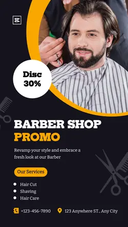 Barber Promotion Instagram Story