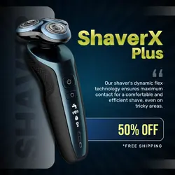 E-commerce Electronics - Hero Image -  Shaver