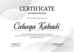 Non-marketing Education - Certificate Gold Modern