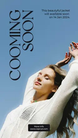 Fashion Product Cooming Soon Instagram Story