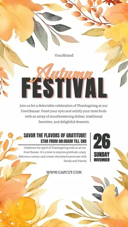 Happy Thanksgiving Instagram Story