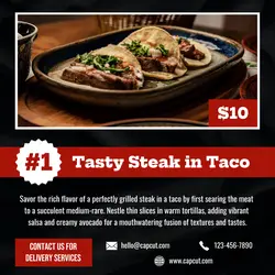 Tasty Food Selection - IG Post Template