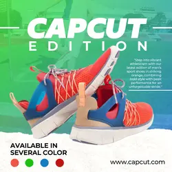 Sport Shoes Instagram Post Blue Green Gradation