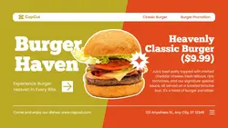 Restaurant Menu Promotion Twitter Post