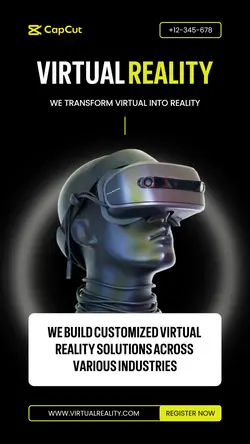 Virtual Reality Technology Instagram story