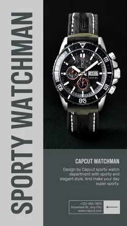 Fashion Man Watch Product Display TikTok
