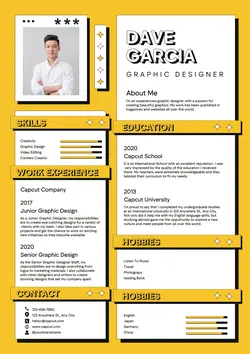 Business Graphic Designer Resume