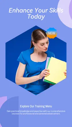Education and training Menu