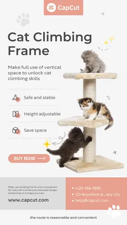 Pet Cat Climbing Frame Event promotion Business