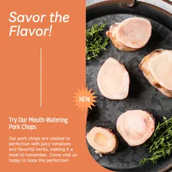 Foods & Beverage Menu