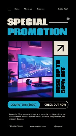 Electronic Product Special Promotion Tiktok Post