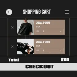 2024hot Shopping Cart Men's Clothes