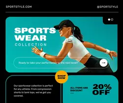Fashion Sportswear Promotion Facebook Post