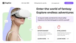 IT Internet VR game Exhibit Simple