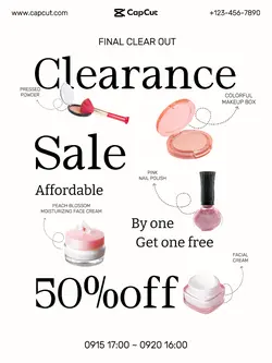  Beauty&PersonalCare Cosmetics Discount Minimalist