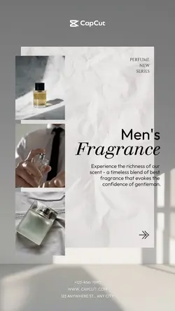 Men Skincare Men's Fragrance Display Minimalist