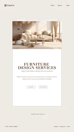 Life services&Furniture design booking minimalist