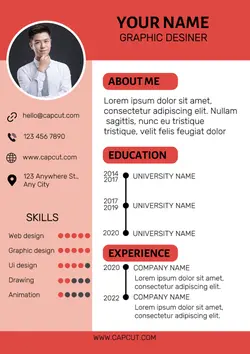 Non-marketing Resume Desain 