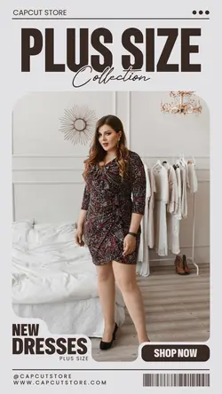 PLUS SIZE DRESS INSTAGRAM FLYER