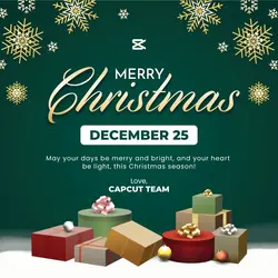 Merry Christmas Social Media Post Square 