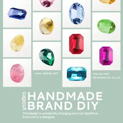 Jewelry Handmade brand DIY Exhibit Minimalist