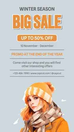 Fashion Winter Sale Instagram Story
