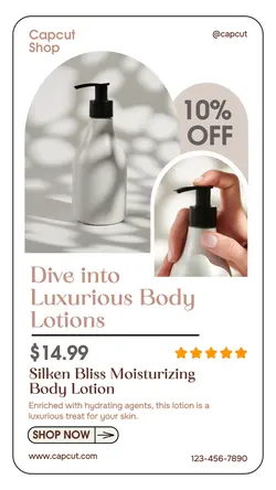 Beauty Body Lotion promotion Tiktok