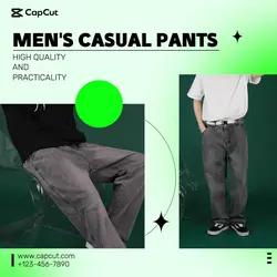  Clothing & Shoes Men's pants display minimalist