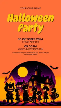 Helloween Party Instagram Story