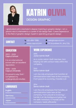 Business Marketing Manager Resume Modern