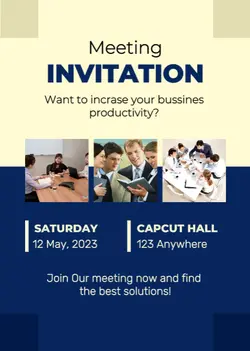 Meeting Invitation Simple Profesional Style