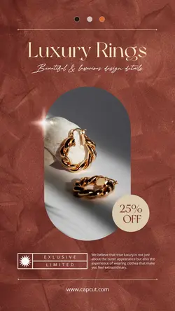 Luxury Rings Jewelry Promotion