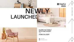 Household furniture New product showcase Stylized