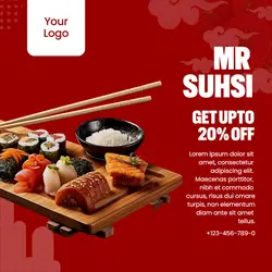 Mr Sushi Instagram Post