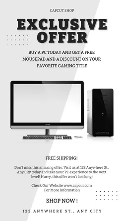PC Store Promotion Instagram Story