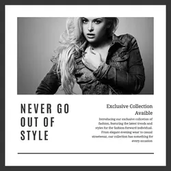 Fashion product promotion