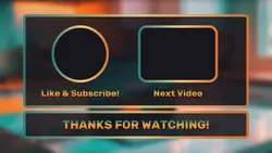 Non Marketing Youtube Endscreen Teal Orange