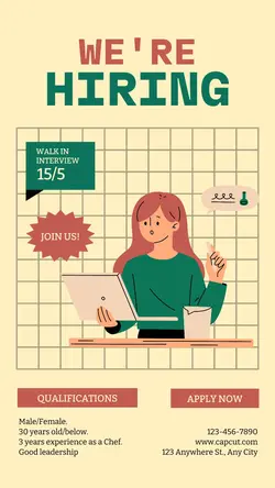 Business Hiring Instagram Story