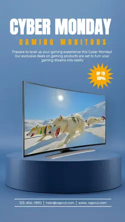 Electronic Smart TV Sale Instagram Story