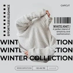 Fashion Winter Product Display Instagram Post