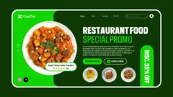 Restaurant Food Special Promotion Website