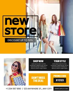 New Store Promotion Instagram Post