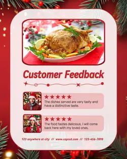 Christmas Day Customer Feedback Product Instagram Portrait