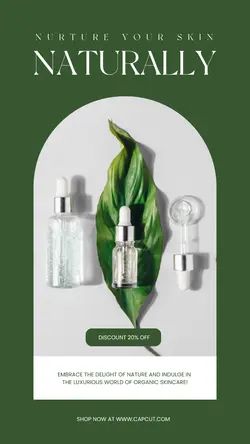 Skincare Product Display