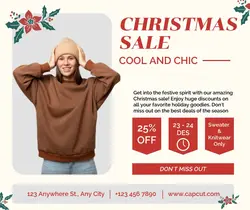 Fashion Christmas Sale Facebook Post