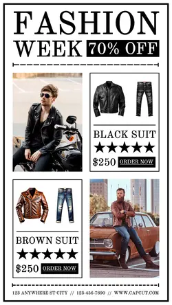 Fashion Week Sale Promotion Instagram Story