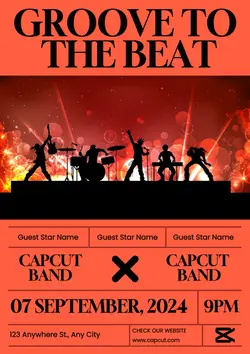 Music Event Poster Entertainment