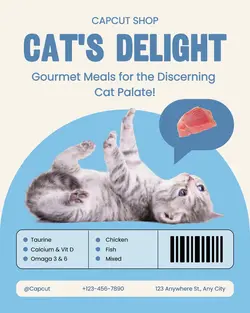 Cat Food Product Display Instagram Post