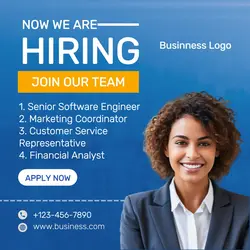 Staff Hiring Facebook Post