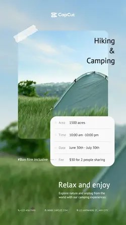 Services Camping Service Display Minimal